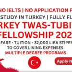 Turkey Twas-TUBITAK Fellowship Program Fully Funded